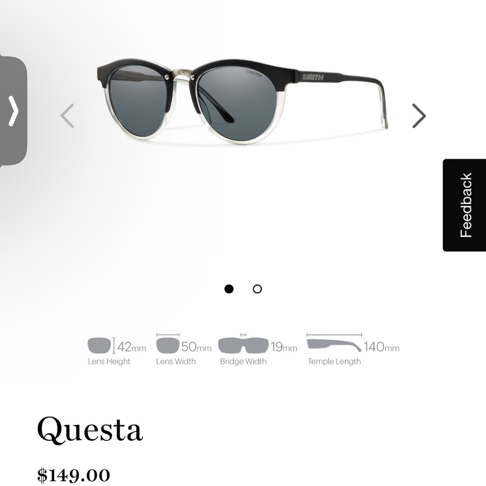 Worn once Smith sunglasses